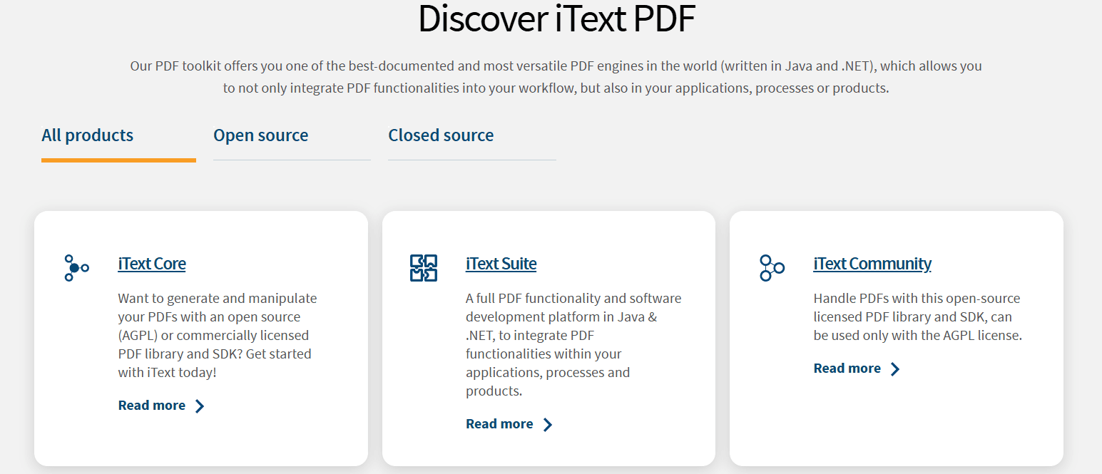 iText PDF Tool